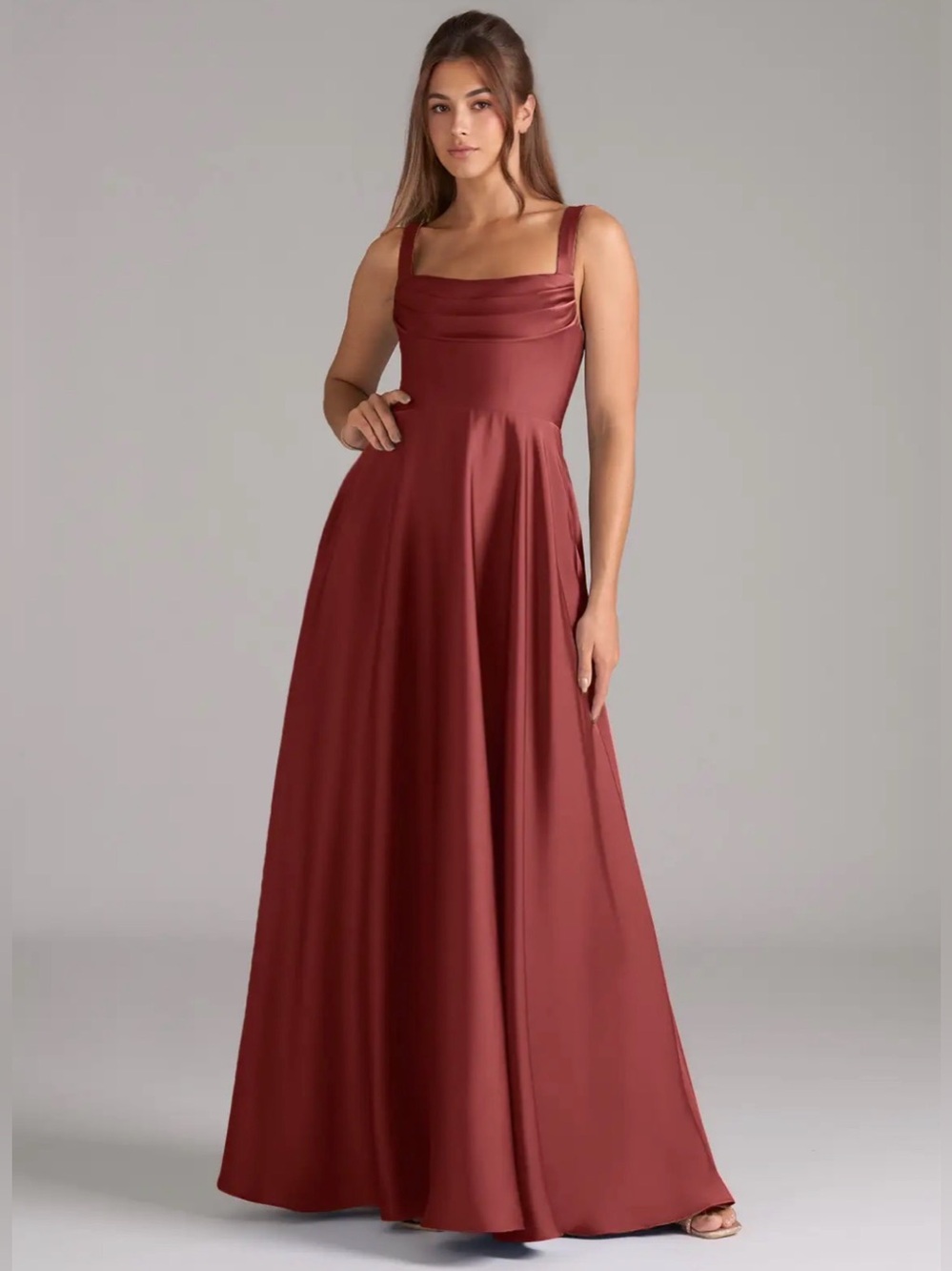 Brand New Azazie Dress- Color Terracotta